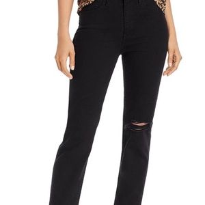 Levi's 724 High Rise Straight black jeans